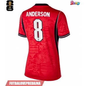 Lacne Ženy Futbalové dres Anglicko Elliot Anderson #8 MS 2026 Krátky Rukáv - Preč